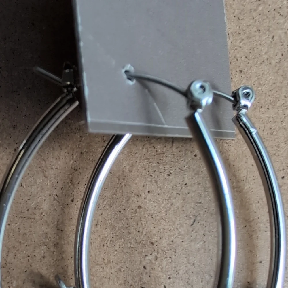 J. Jill Silver Hoop Earrings with Teal Beads
